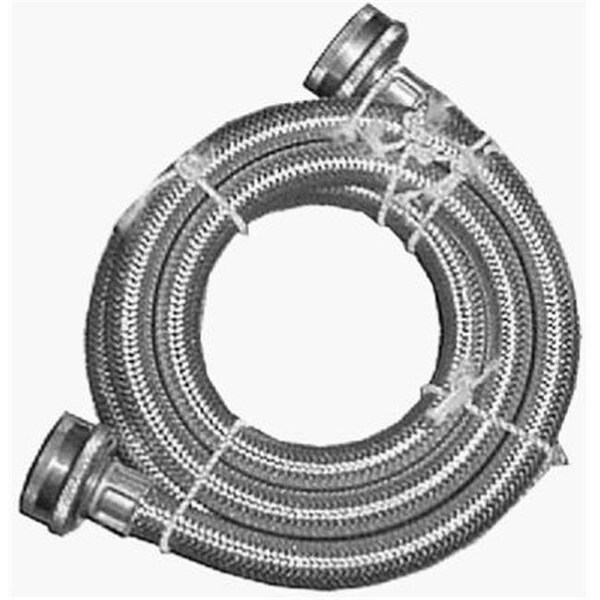 Homewerks Homewerks 7243-48-34-1 Stainless Steel Wash Mach Hose - 0.75 x 48 in. 546794 - main